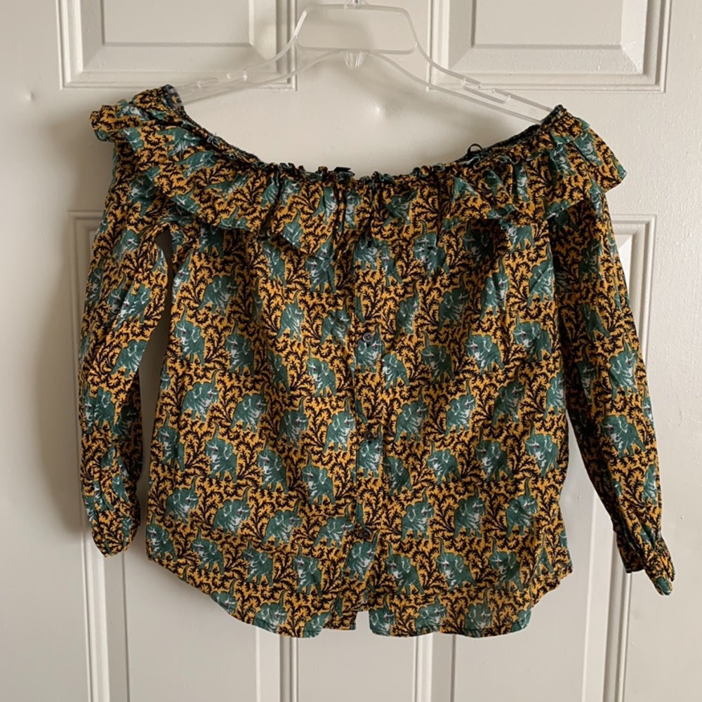 J. Crew Off the Shoulder Top